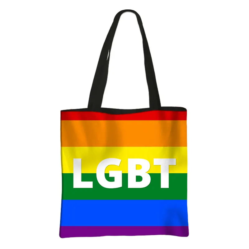 LGBT Rainbow Shopping Bag