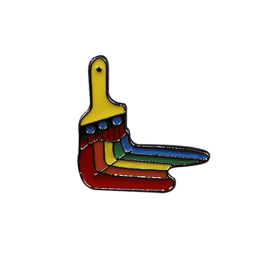 LGBT rainbow metal pins