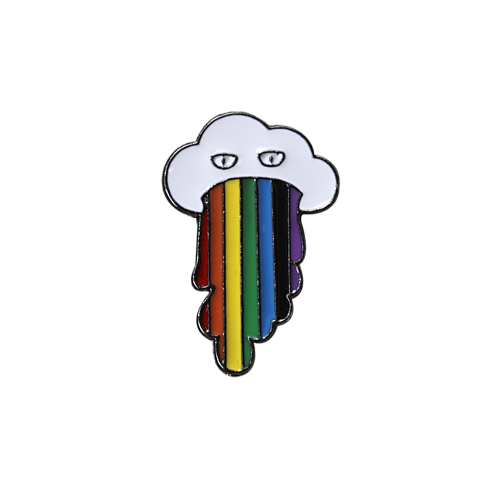 LGBT rainbow metal pins