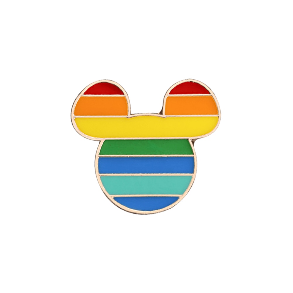 LGBT rainbow metal pins