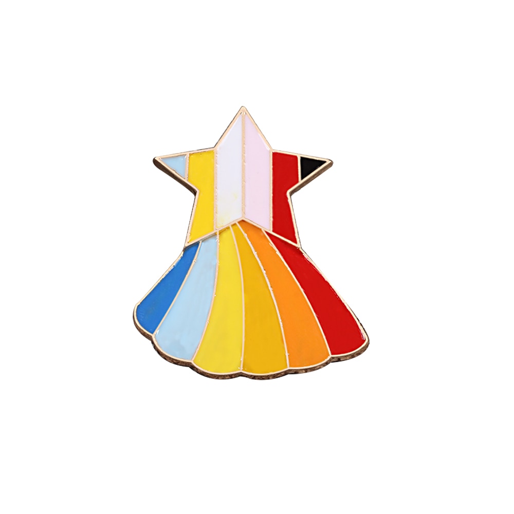 LGBT rainbow metal pins