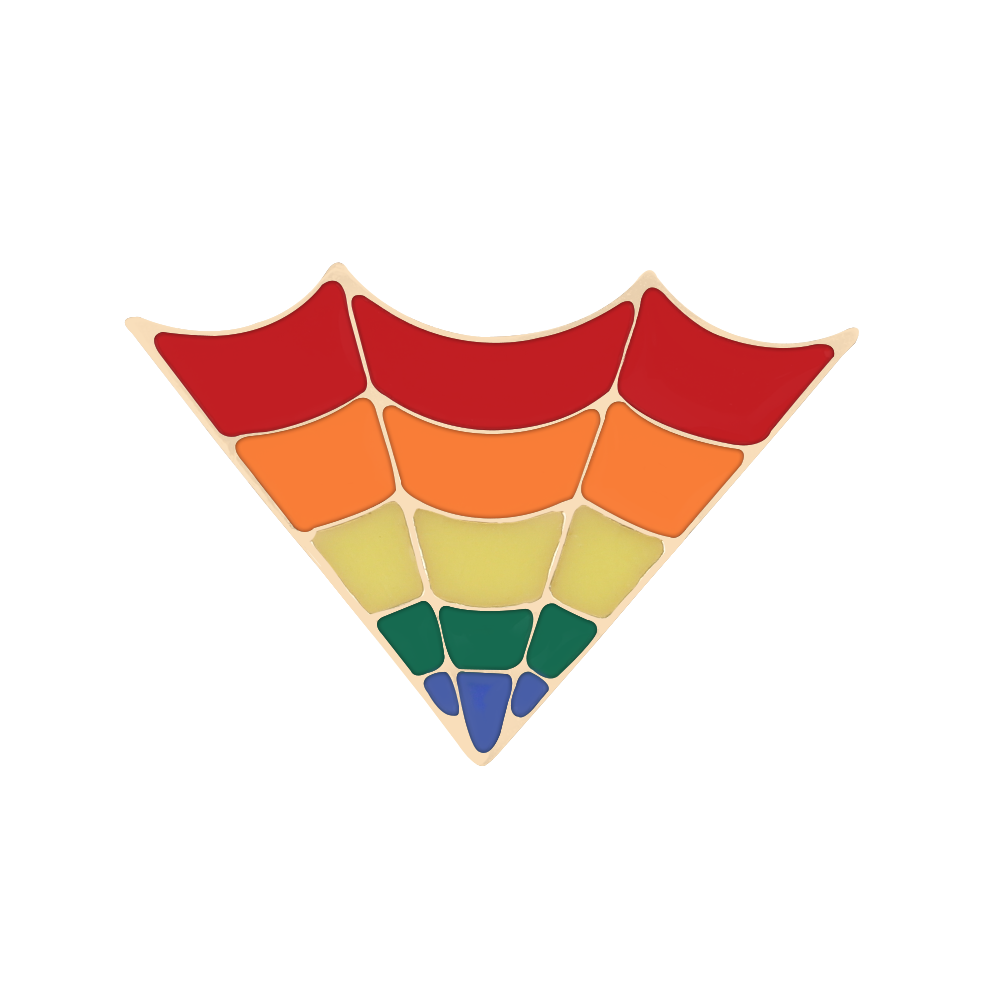 LGBT rainbow metal pins