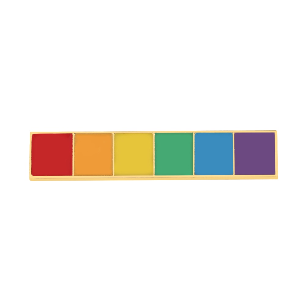 LGBT rainbow metal pins