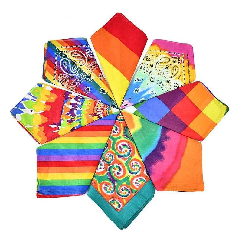 Square Scarf Rainbow Bandana