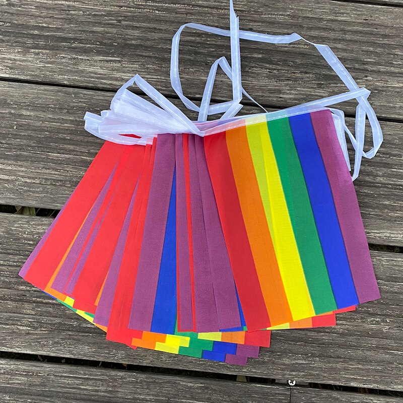 Rainbow string Flags  20pcs/set