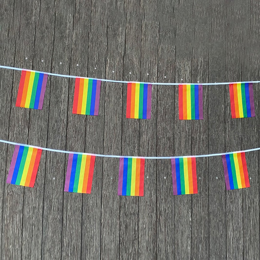 Rainbow string Flags  20pcs/set