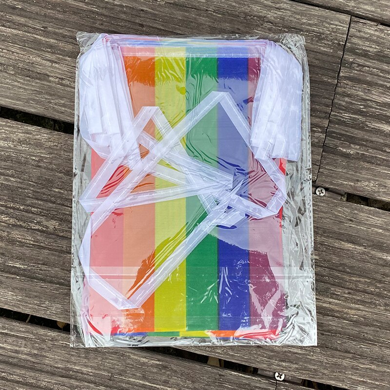 Rainbow string Flags  20pcs/set