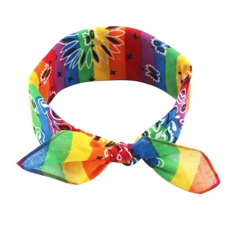 Square Scarf Rainbow Bandana